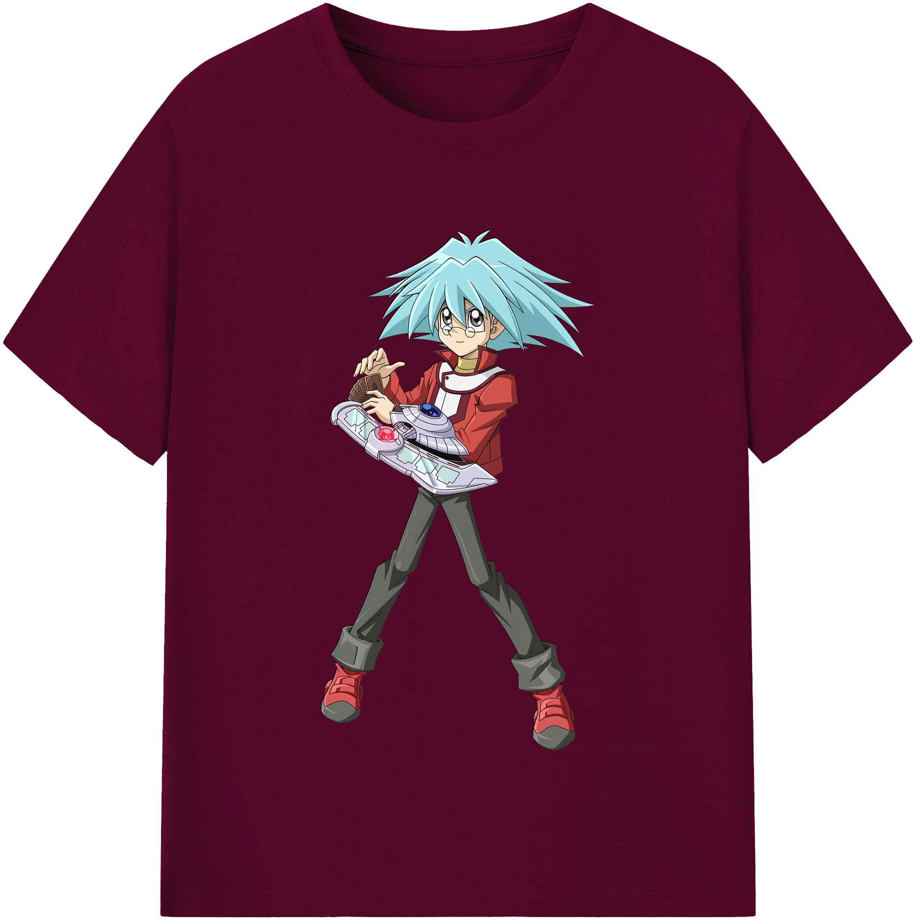 （画像用） 遊☆戯☆王 Yu-Gi-Oh! レディースカジュアルプリントTシャツ（綿100％）